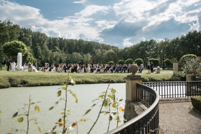 Blick aus dem Barockgarten Hochzeit Möhler