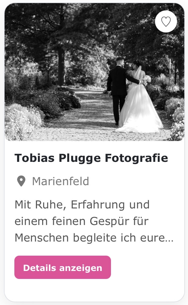 Hochzeitsfotograf „Tobias Plugge – Marienfeld“ Mit Ruhe, Erfahrung und einem feinen Gespür für Menschen begleite ich euren Hochzeitstag und schaffe zeitlose Erinnerungen voller Emotionen.