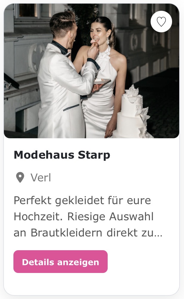 Hochzeitskleidung Brautkleider „Modehaus Starp“ Perfekt gekleidet für eure Hochzeit. Riesige Auswahl an Brautkleidern direkt zum Mitnehmen. Modernen Herrenanzügen einer herzlicher und kompetenter Beratung und eigener Maßschneiderei.