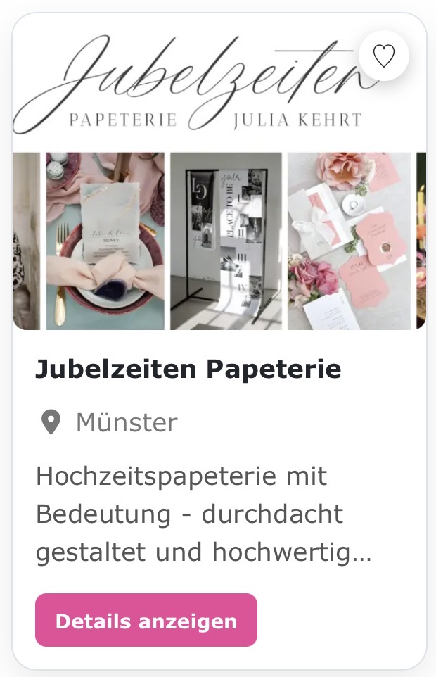 Hochzeits Papeterie „Jubelzeiten“ Hochzeitspapeterie mit Bedeutung - durchdacht gestaltet und hochwertig gedruckt. Für Paare, die bewusst feiern und sich in Details wiederfinden möchten.